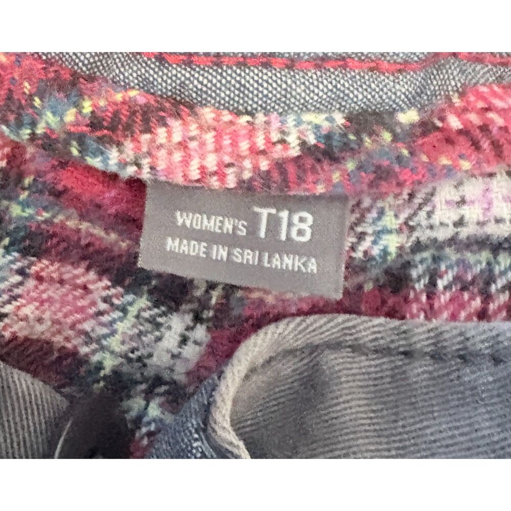 Eddie Bauer Women’s Legendwash Flannel Lined Boyfriend Pants Gray Size 18 Tall